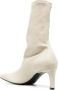 Jil Sander Nappa Stretch Cream Haklaarzen White Dames - Thumbnail 3