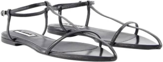 Jil Sander Leather sandals Black Dames