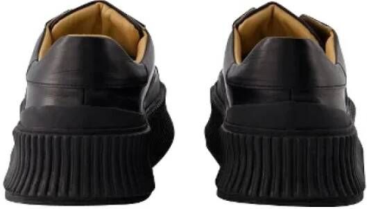 Jil Sander Leather sneakers Black Heren