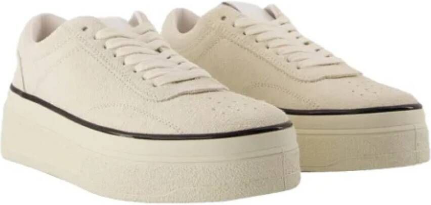 Jil Sander Leather sneakers White Dames