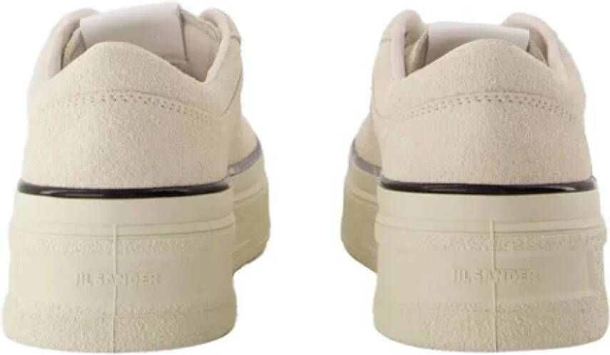Jil Sander Leather sneakers White Dames