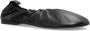 Jil Sander Zwarte Leren Ballerina's Black Dames - Thumbnail 4