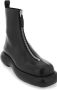 Jil Sander Leren Enkellaarzen met Ritssluiting Black Dames - Thumbnail 4
