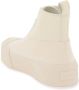Jil Sander Leren High-Top Sneakers met Suède Paneel - Thumbnail 2