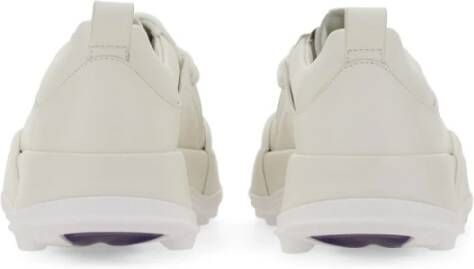 Jil Sander Leren Orb Sneaker Gemaakt in Italië White Heren