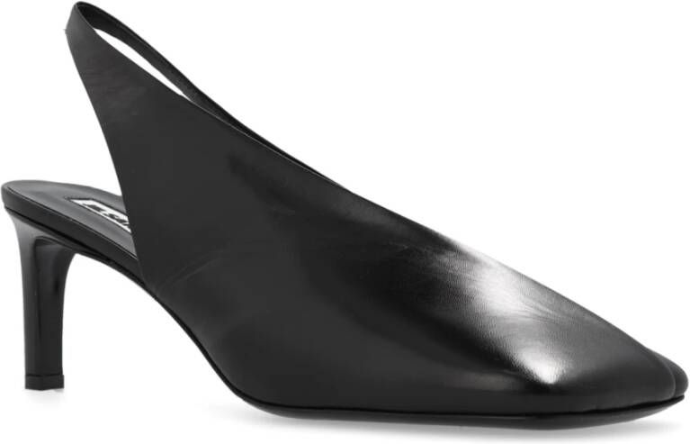 Jil Sander Leren pumps Zwart Dames