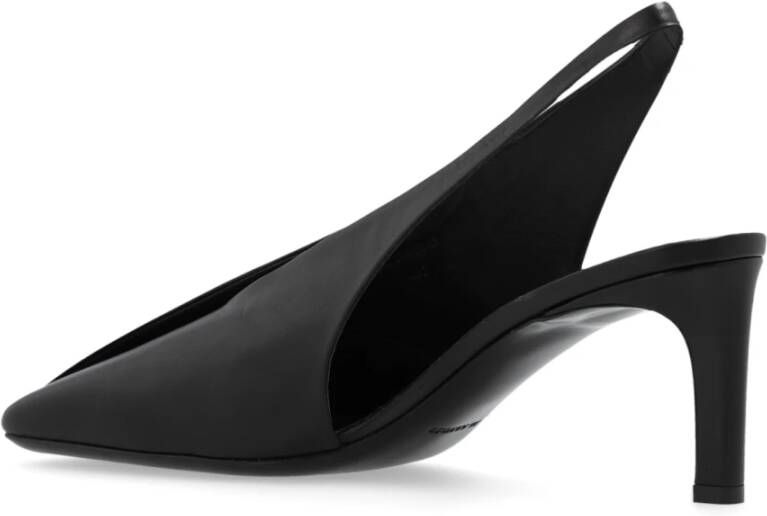 Jil Sander Leren pumps Zwart Dames