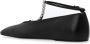 Jil Sander Leren Ballet Flats met Kristaldetail Black Dames - Thumbnail 5