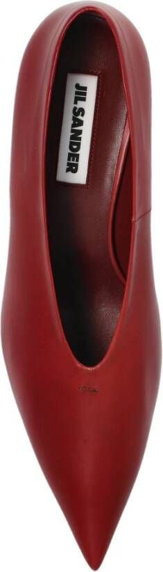 Jil Sander Leren schoenen met hak