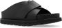 Jil Sander Leren slides Black Dames - Thumbnail 4