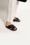 Jil Sander Leren slides Zwart Dames - Thumbnail 2