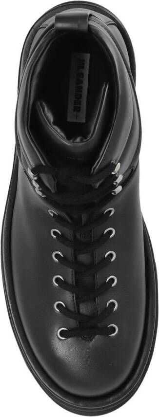 Bottines à Talons Hauts Jil Sander - Rose Antique, Taille 37, Cuir Partout, Plateforme, Cône 7.6-10cm, Neuves Sans Boîte