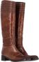 Jil Sander Pre-owned Leather boots Brown Dames - Thumbnail 3
