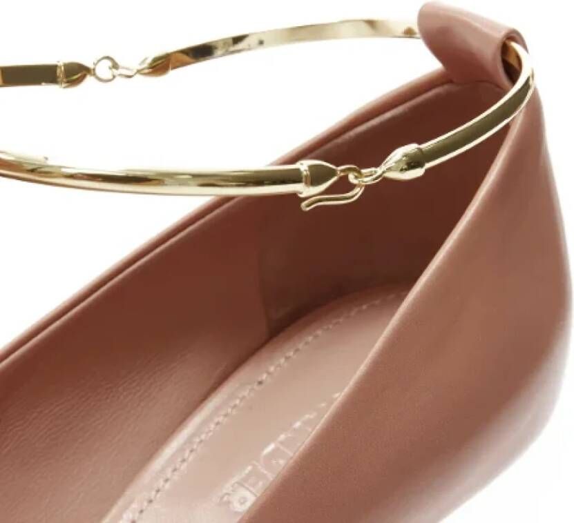 Jil Sander Pre-owned Leather heels Beige Dames