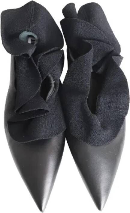Jil Sander Pre-owned Leather heels Black Dames