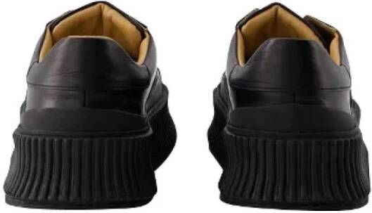 Jil Sander Pre-owned Leather sneakers Black Heren