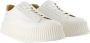 Jil Sander Pre-owned Leather sneakers White Dames - Thumbnail 2