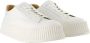 Jil Sander Pre-owned Leather sneakers White Dames - Thumbnail 2