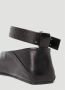 Jil Sander Puntige Leren BalletBallerina Black Dames - Thumbnail 5