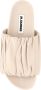 Jil Sander Sandalen Gathered Texture Open Sandals With Platform Sole in roze - Thumbnail 4