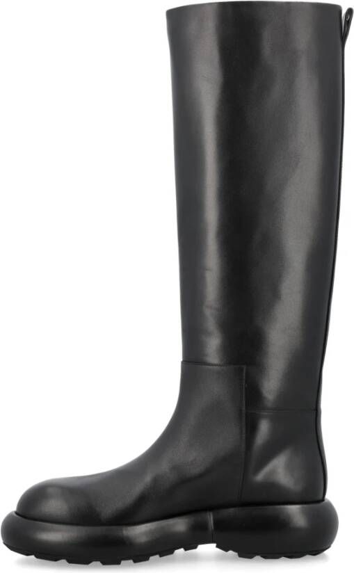 Jil Sander Zwarte Gesloten Laarzen Aw23 Zwart Dames