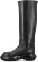 Jil Sander Boots Long Black Boots With Smooth Leather Finish in zwart - Thumbnail 2