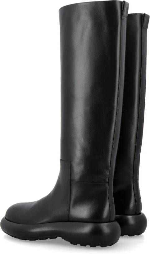Jil Sander Zwarte Gesloten Laarzen Aw23 Zwart Dames