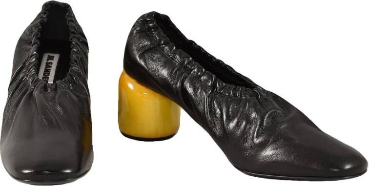 Jil Sander Zwarte schoenen voor vrouwen Zwart Dames