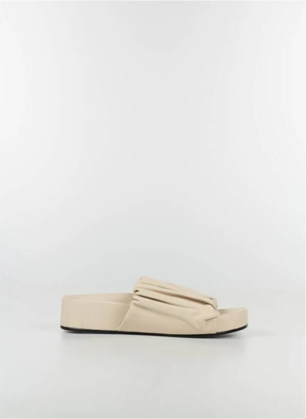 Jil Sander Sliders Beige Dames
