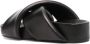 Jil Sander Chunky Crossover Strap Platte Schoenen Zwart - Thumbnail 4