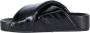 Jil Sander Sandalen Crisscross Black Leather Sandals in zwart - Thumbnail 4