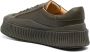 Jil Sander Groene Leren Plateau Sneakers Groen Heren - Thumbnail 2