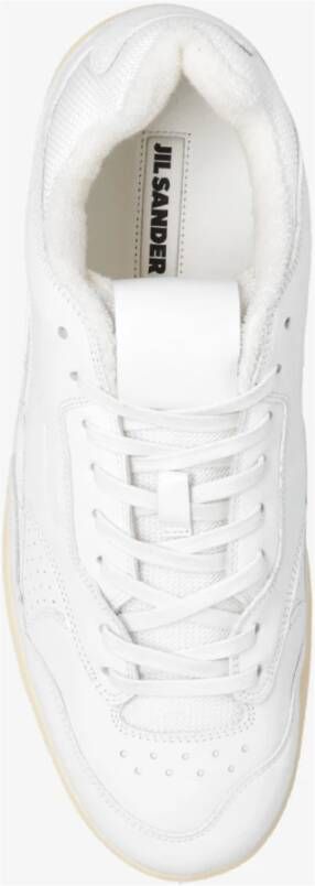 Jil Sander Sneakers met logo Wit Heren