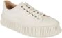 Jil Sander Witte Sneakers Regular Fit Geschikt voor alle temperaturen 100% leer White - Thumbnail 10