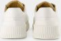 Jil Sander Witte leren rubberen sneakers met zool van 4 cm - Thumbnail 3