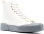 Jil Sander Canvas High-Top Sneakers White Heren - Thumbnail 3