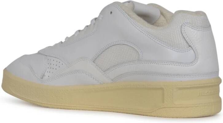 Jil Sander Stijlvolle Herensneakers Wit Heren