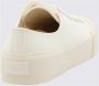 Jil Sander Witte Veterschoenen met Lage Top Wit - Thumbnail 4