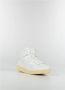 Jil Sander Witte Mesh Leren Sneakers White Heren - Thumbnail 4