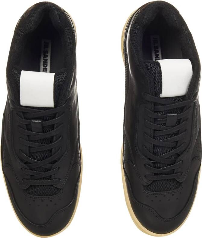 Jil Sander Zwarte Upgrade Sneakers Zwart Heren