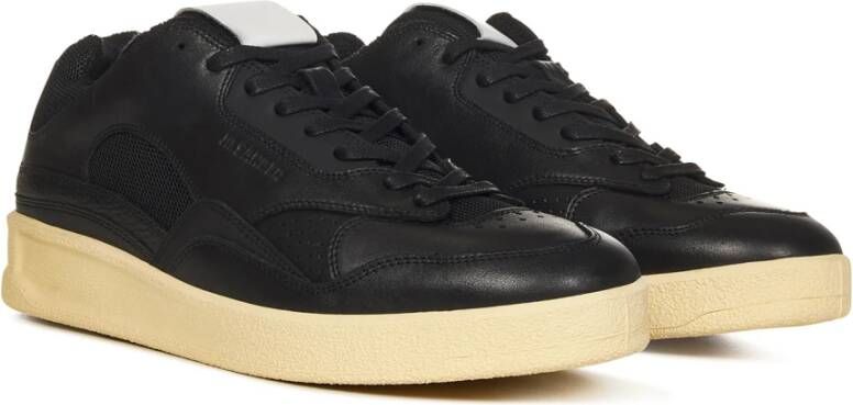 Jil Sander Zwarte Upgrade Sneakers Zwart Heren