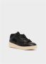 Jil Sander Koeienleer en Stoffen Mesh Lage Sneakers Black Heren - Thumbnail 2