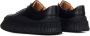 Jil Sander Zwarte Leren Lage Sneakers voor Heren Black Heren - Thumbnail 10