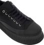 Jil Sander Zwarte katoenen sneaker met kurken platform Black - Thumbnail 4