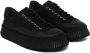 Jil Sander Zwarte katoenen sneaker met kurken platform Black - Thumbnail 8