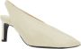 Jil Sander Witte Leren Slingback Hoge Hak Pumps White Dames - Thumbnail 2
