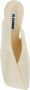 Jil Sander Witte Leren Slingback Hoge Hak Pumps White Dames - Thumbnail 4