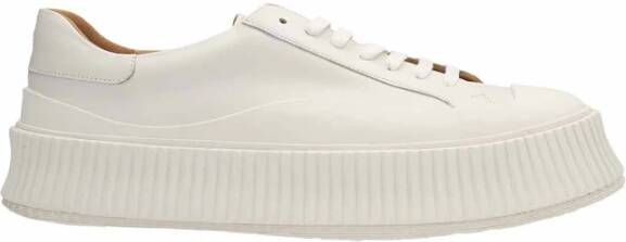 Jil Sander Beige Sneakers Licht en Natuurlijk Wit Heren