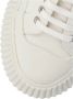 Jil Sander Witte leren rubberen sneakers met zool van 4 cm - Thumbnail 7