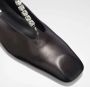 Jil Sander Leren Ballet Flats met Kristaldetail Black Dames - Thumbnail 17